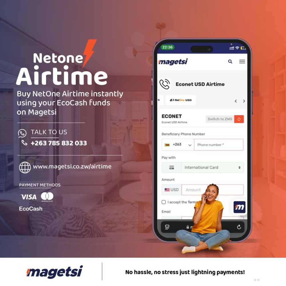 Buy airtime with Magetsi